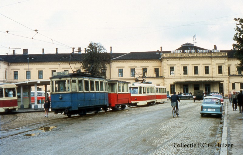 Tramvaie Gara Sibiu sfarsitul anilor 60.jpg